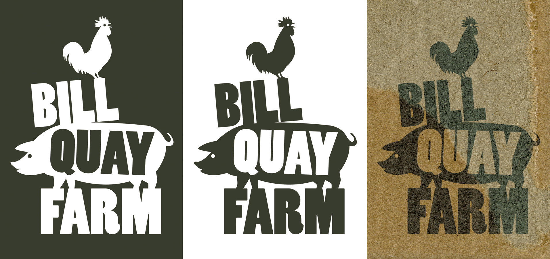 Branding for Bill Quay Farm. A community farm based in Gateshead.