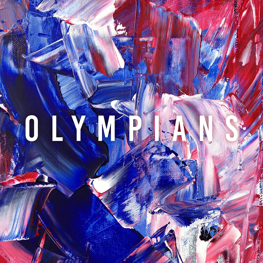 Cover design for the Kingsley Chapman and The Muder's 'Olympians'.