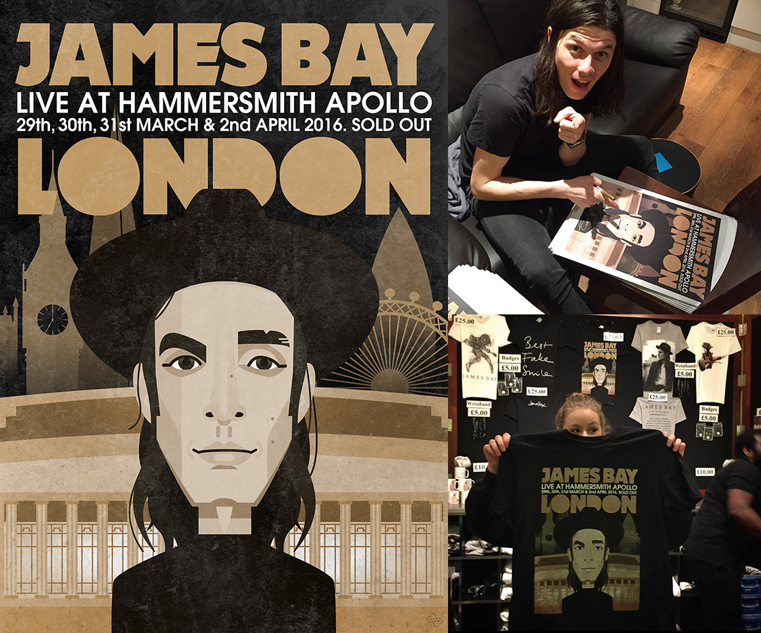 James Bay London poster
