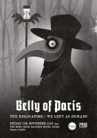 One of a series of posters to promote Belly of Paris' Middle East shows, Novembe