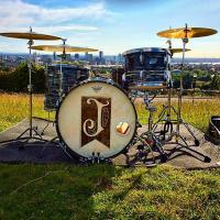 Liverpool band The Jackobins putting their logo to good use in a recent video sh